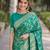 Wine soft silk banarasi jacuard work designer party wear saree with unstitched blouse piece