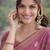 Onion pink soft silk banarasi jacuard work designer party wear saree with unstitched blouse piece