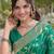 Rama soft silk banarasi jacuard work designer party wear saree with unstitched blouse piece