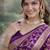 Wine soft silk banarasi jacuard work designer party wear saree with unstitched blouse piece