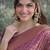 Purple soft silk banarasi jacuard work designer party wear saree with unstitched blouse piece