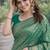 Rama soft silk banarasi jacuard work designer party wear saree with unstitched blouse piece
