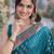 Rama soft silk banarasi jacuard work designer party wear saree with unstitched blouse piece