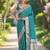 Rama soft silk banarasi jacuard work designer party wear saree with unstitched blouse piece