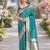 Rama soft silk banarasi jacuard work designer party wear saree with unstitched blouse piece