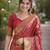 Pink soft silk banarasi jacuard work designer party wear saree with unstitched blouse piece