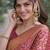 Pink soft silk banarasi jacuard work designer party wear saree with unstitched blouse piece