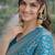 Rama soft silk banarasi jacuard work designer party wear saree with unstitched blouse piece