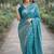 Rama soft silk banarasi jacuard work designer party wear saree with unstitched blouse piece