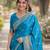 Rama soft silk banarasi jacuard work designer party wear saree with unstitched blouse piece