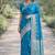 Rama soft silk banarasi jacuard work designer party wear saree with unstitched blouse piece