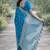 Rama soft silk banarasi jacuard work designer party wear saree with unstitched blouse piece