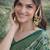 Teal green soft silk banarasi jacuard work designer party wear saree with unstitched blouse piece