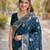 Rama soft silk banarasi jacuard work designer party wear saree with unstitched blouse piece