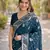 Rama soft silk banarasi jacuard work designer party wear saree with unstitched blouse piece