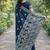 Rama soft silk banarasi jacuard work designer party wear saree with unstitched blouse piece