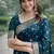 Rama soft silk banarasi jacuard work designer party wear saree with unstitched blouse piece