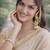 Off white pink soft silk banarasi jacuard work designer party wear saree with unstitched blouse piece
