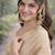 Off white rama soft silk banarasi jacuard work designer party wear saree with unstitched blouse piece