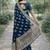 Rama soft silk banarasi jacuard work designer party wear saree with unstitched blouse piece