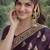 Wine soft silk banarasi jacuard work designer party wear saree with unstitched blouse piece