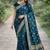 Rama soft silk banarasi jacuard work designer party wear saree with unstitched blouse piece