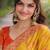 Yellow soft silk banarasi jacuard work designer party wear saree with unstitched blouse piece