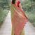 Pista soft silk banarasi jacuard work designer party wear saree with unstitched blouse piece