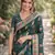 Rama soft silk banarasi jacuard work designer party wear saree with unstitched blouse piece