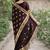 Maroon soft silk banarasi jacuard work designer party wear saree with unstitched blouse piece