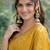 Yellow soft silk banarasi jacuard work designer party wear saree with unstitched blouse piece