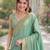 Rama soft silk banarasi jacuard work designer party wear saree with unstitched blouse piece