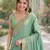 Rama soft silk banarasi jacuard work designer party wear saree with unstitched blouse piece