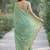 Rama soft silk banarasi jacuard work designer party wear saree with unstitched blouse piece