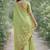 Pista soft silk banarasi jacuard work designer party wear saree with unstitched blouse piece