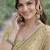 Cream soft silk banarasi jacuard work designer party wear saree with unstitched blouse piece