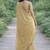 Cream soft silk banarasi jacuard work designer party wear saree with unstitched blouse piece
