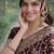Maroon soft silk banarasi jacuard work designer party wear saree with unstitched blouse piece