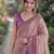 Purple soft silk banarasi jacuard work designer party wear saree with unstitched blouse piece