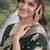 Green soft silk banarasi jacuard work designer party wear saree with unstitched blouse piece