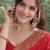 Red soft silk banarasi jacuard work designer party wear saree with unstitched blouse piece