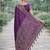 Purple soft silk banarasi jacuard work designer party wear saree with unstitched blouse piece