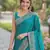 Rama soft silk banarasi jacuard work designer party wear saree with unstitched blouse piece
