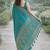Rama soft silk banarasi jacuard work designer party wear saree with unstitched blouse piece