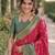 Pink soft silk banarasi jacuard work designer party wear saree with unstitched blouse piece