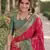 Pink soft silk banarasi jacuard work designer party wear saree with unstitched blouse piece