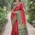 Pink soft silk banarasi jacuard work designer party wear saree with unstitched blouse piece