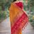 Masturd yellow soft silk banarasi jacuard work designer party wear saree with unstitched blouse piece