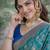Rama soft silk banarasi jacuard work designer party wear saree with unstitched blouse piece