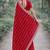 Pink soft georgette embroidery work designer party wear saree with unstitched blouse piece